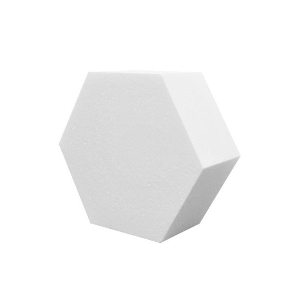 Simply Making 4 Inch Deep Hexagon Straight Edge Cake Dummy