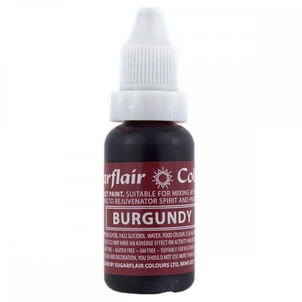Sugarflair Burgundy - Sugartint Concentrated Droplet Colour 14ml
