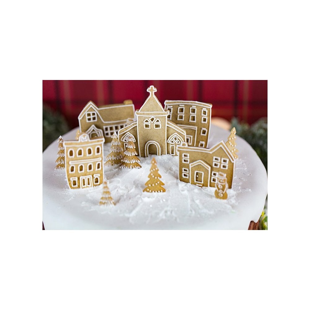 Karen Davies Winter Village Mould
