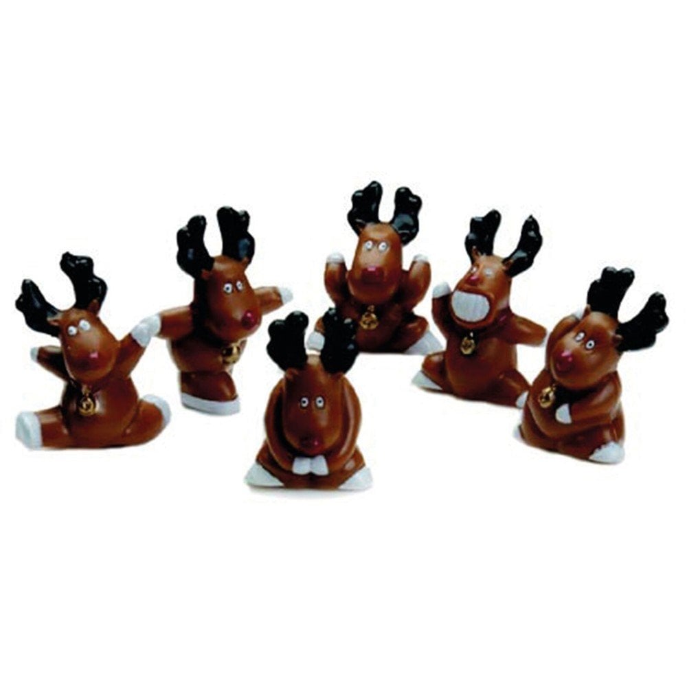 Anniversary House Rudolph Cake Topper Picks x 6
