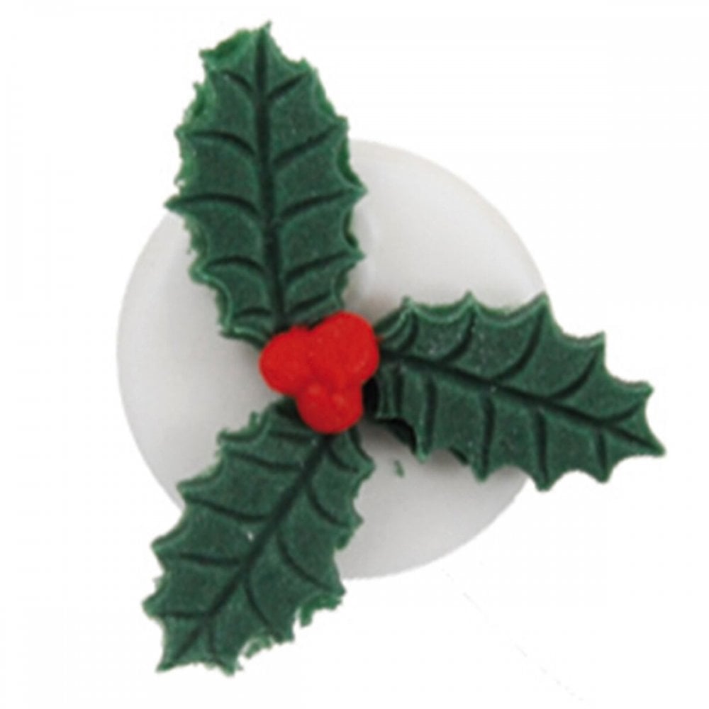 Anniversary House Holly Sugar Toppers x 7