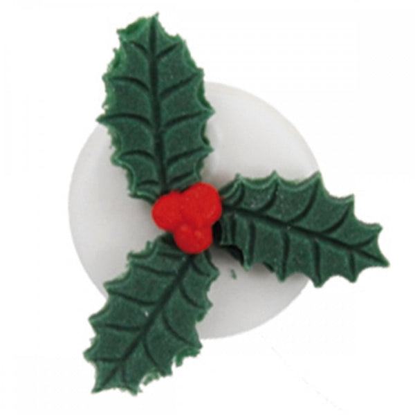 Anniversary House Holly Sugar Toppers x 7