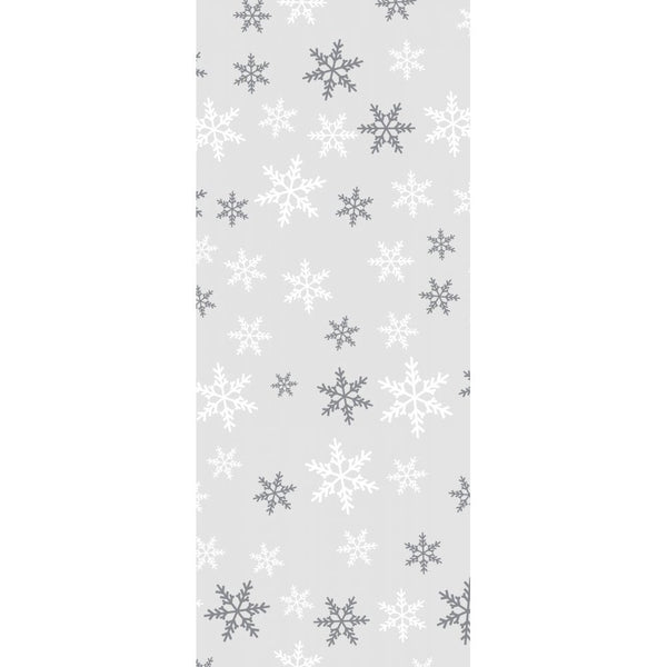 Anniversary House Snowflake Treat Bags with Twist Ties x 20