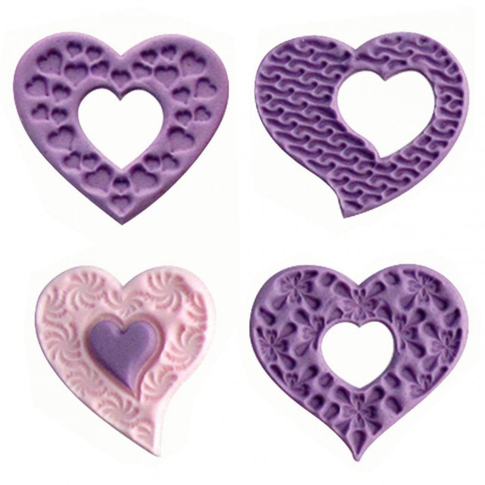 PME Fantasy Hearts Cutter Set Of 4