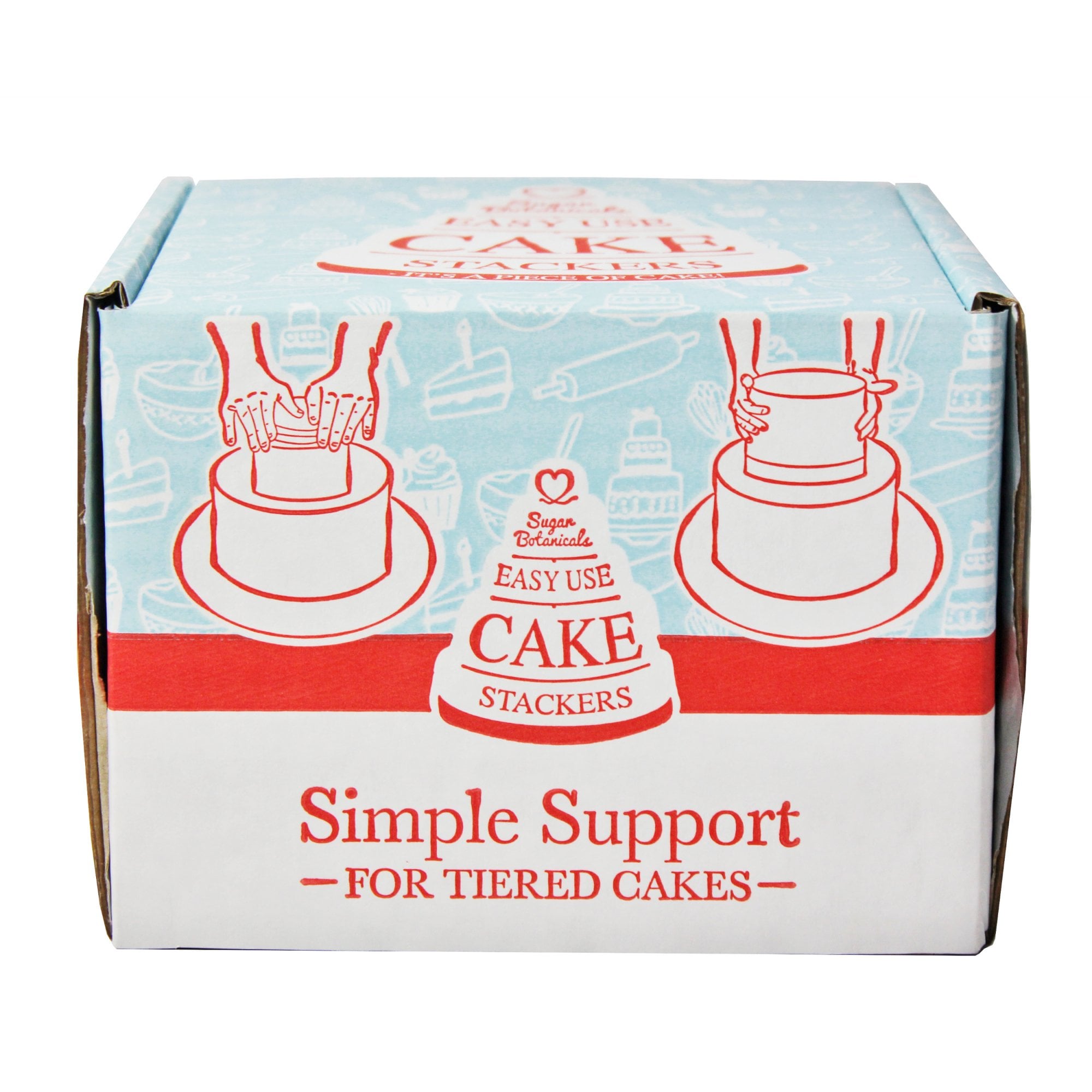 The Cake Decorating Co. Food Grade Tier Stackers | Cake Stackers | Cake ...