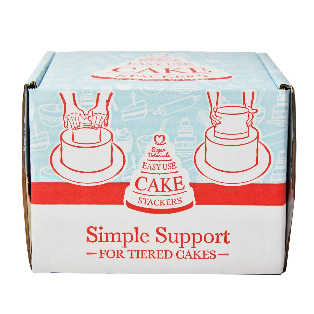 The Cake Decorating Co. Food Grade Cake Stackers - Sugar Botanicals