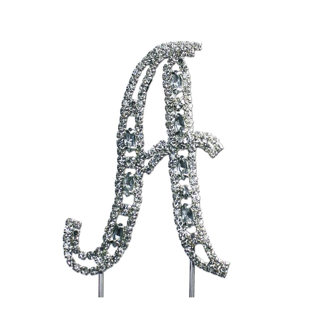 Make A Wish Diamante Letters Crystal Embellishment Cake Decorations