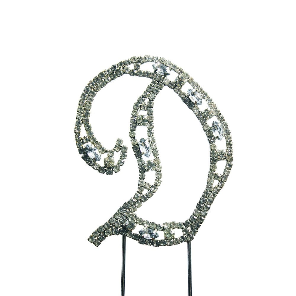 Make A Wish Diamante Letters Crystal Embellishment Cake Decorations