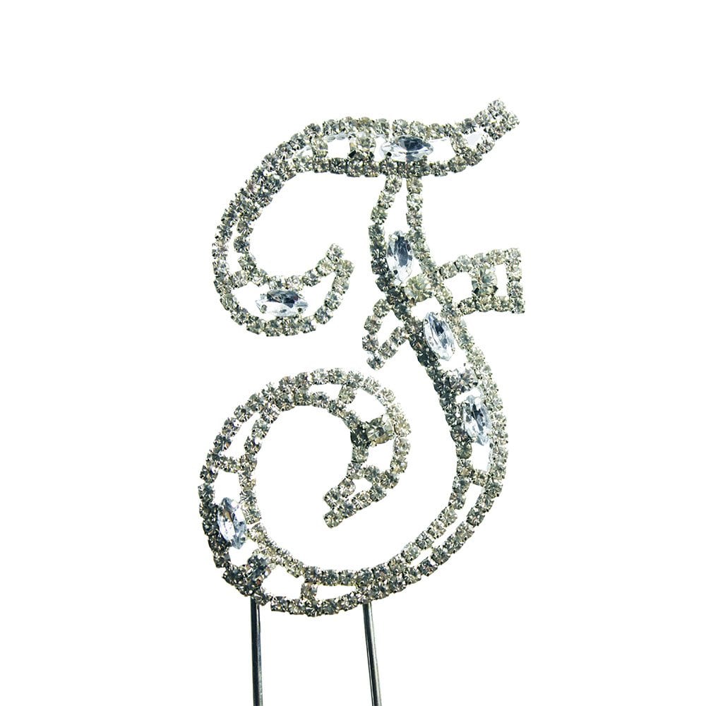 Make A Wish Diamante Letters Crystal Embellishment Cake Decorations