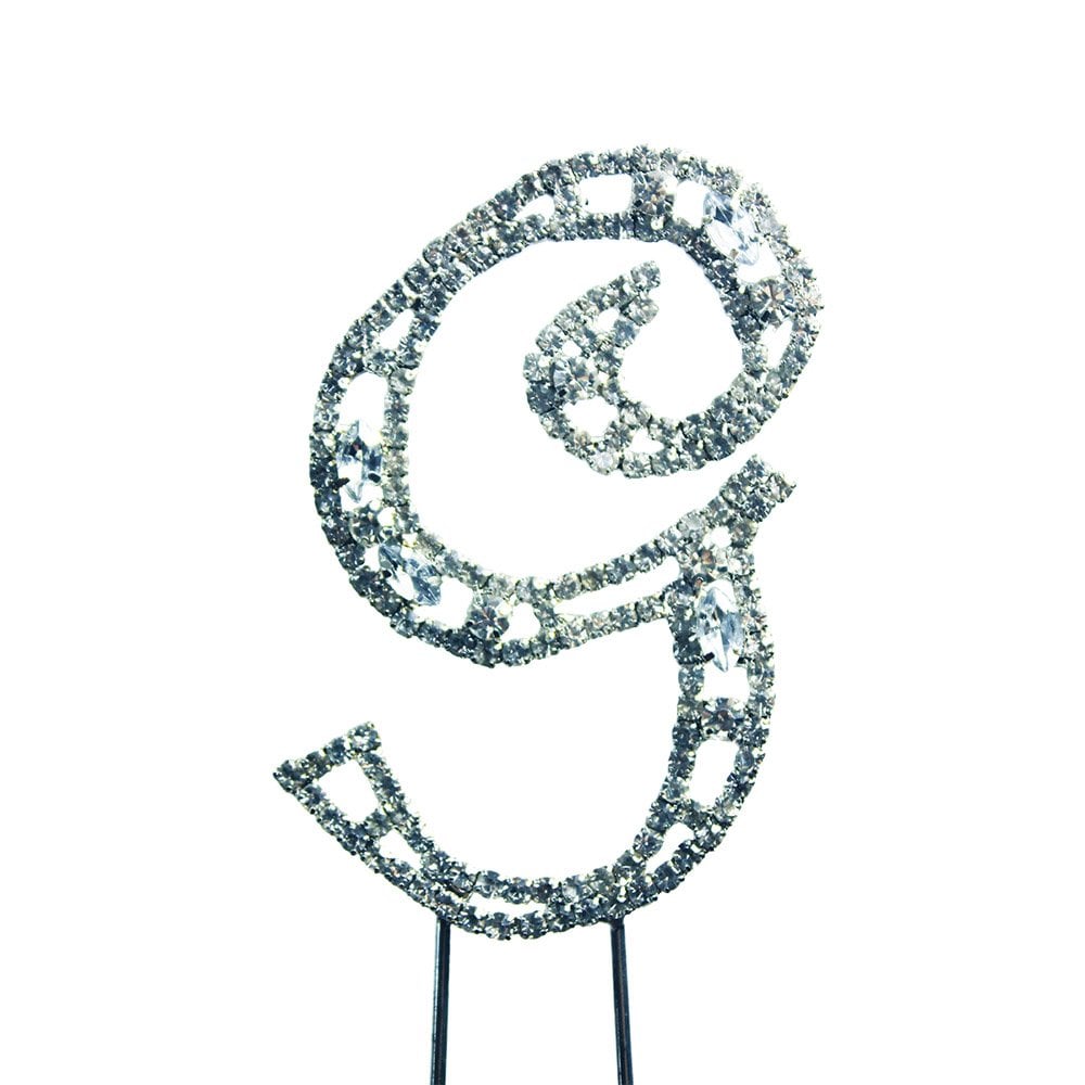 Make A Wish Diamante Letters Crystal Embellishment Cake Decorations