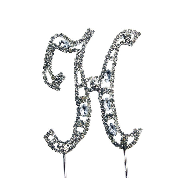 Make A Wish Diamante Letters Crystal Embellishment Cake Decorations