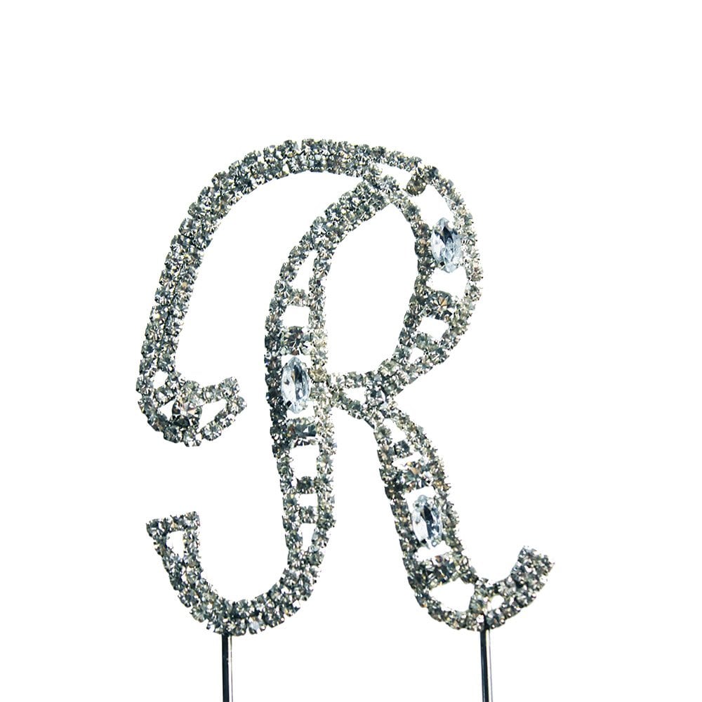 Make A Wish Diamante Letters Crystal Embellishment Cake Decorations