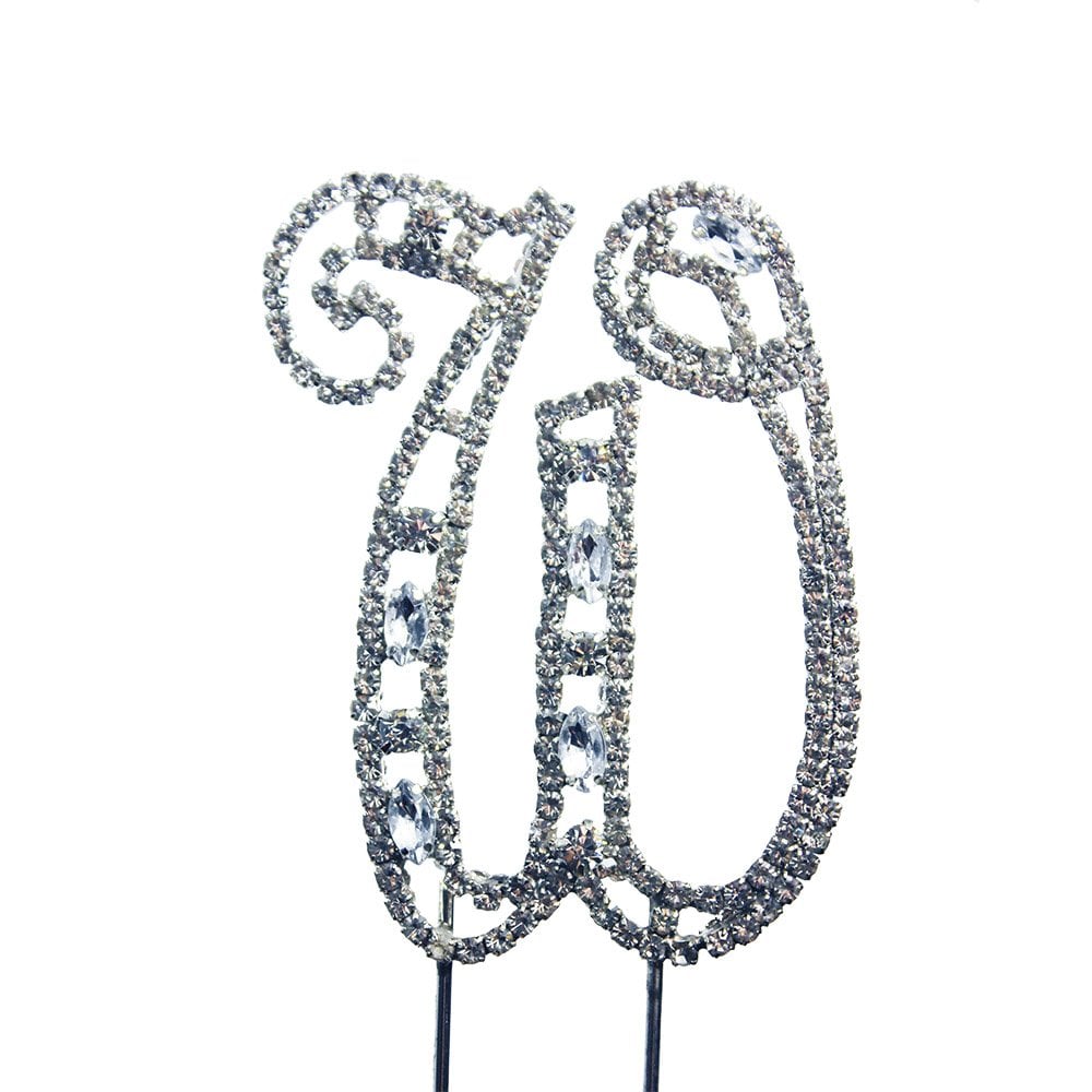 Make A Wish Diamante Letters Crystal Embellishment Cake Decorations