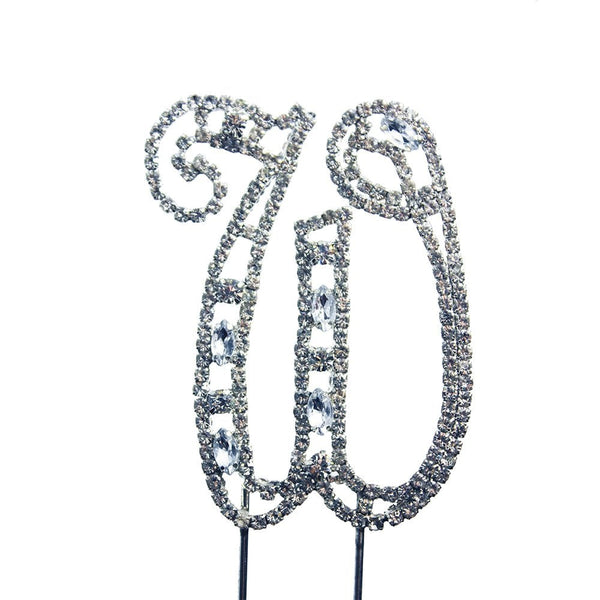 Make A Wish Diamante Letters Crystal Embellishment Cake Decorations