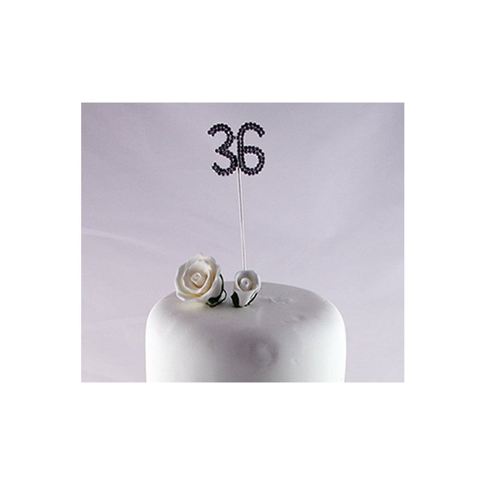 Make A Wish Diamante Numbers Crystal Embellishment Cake Decorations