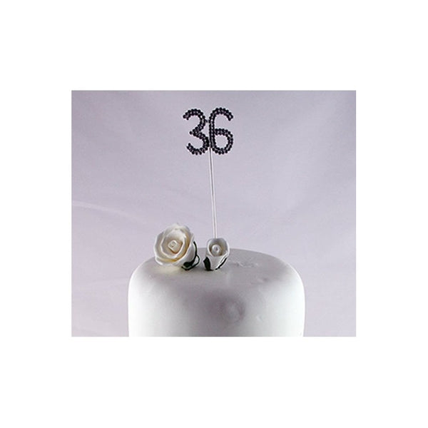 Make A Wish Diamante Numbers Crystal Embellishment Cake Decorations