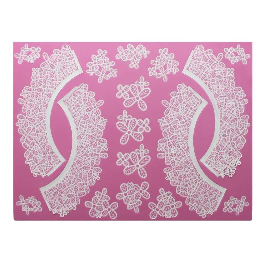 Cake Lace 3D Cupcake Wrapper Mats - Set of 3