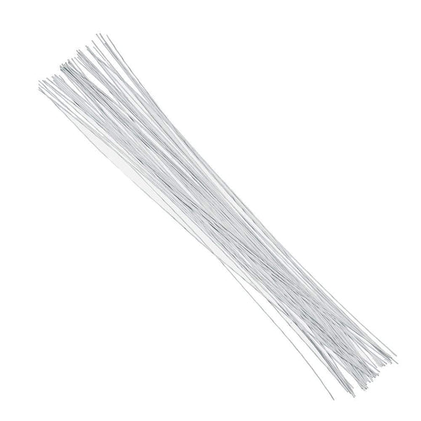 Hamilworth 18 Gauge White Florist Wires x 25