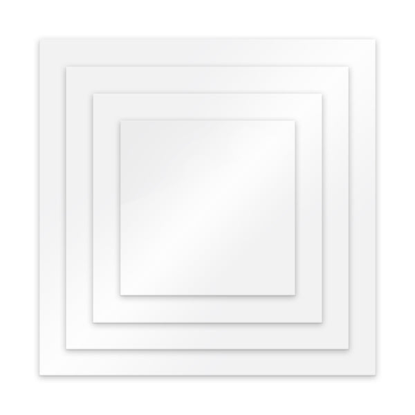 The Cake Decorating Co. Square Acrylic Ganache Plates - Pack Of 2