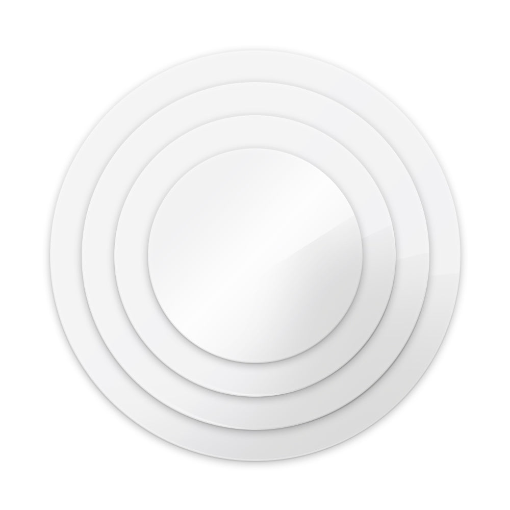 The Cake Decorating Co. Round Acrylic Ganache Plates - Pack Of 2