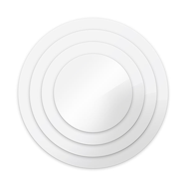 The Cake Decorating Co. Round Acrylic Ganache Plates - Pack Of 2
