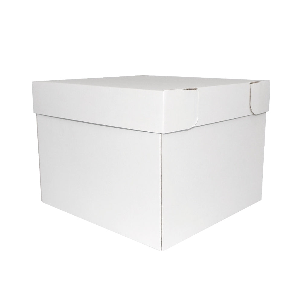 Simply Making Extra Deep Corrugated White Cube Cake Box