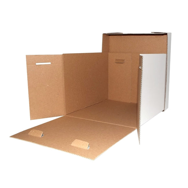 Simply Making Extra Deep Corrugated White Cube Cake Box