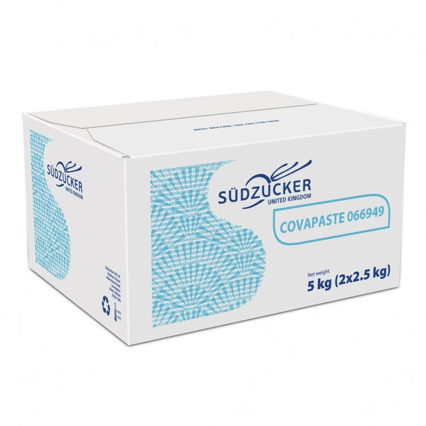SudZucker LOW DATE - 5kg WHITE Covapaste sugarpaste ready to roll icing [JUNE 2026]
