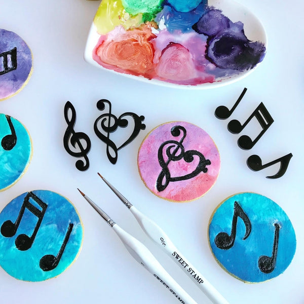 Sweet Stamp Music Notes Embossing Set
