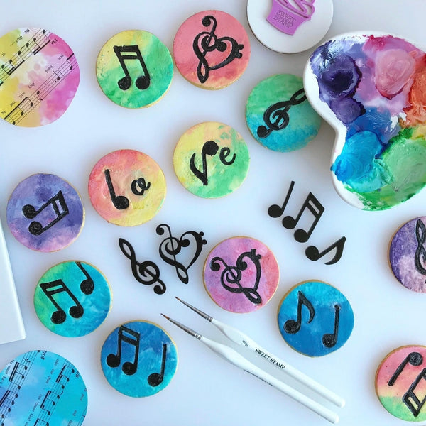 Sweet Stamp Music Notes Embossing Set