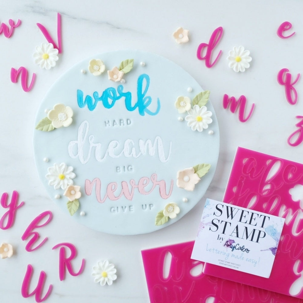 Sweet Stamp Mini Message Embossing Set - 72 Pieces