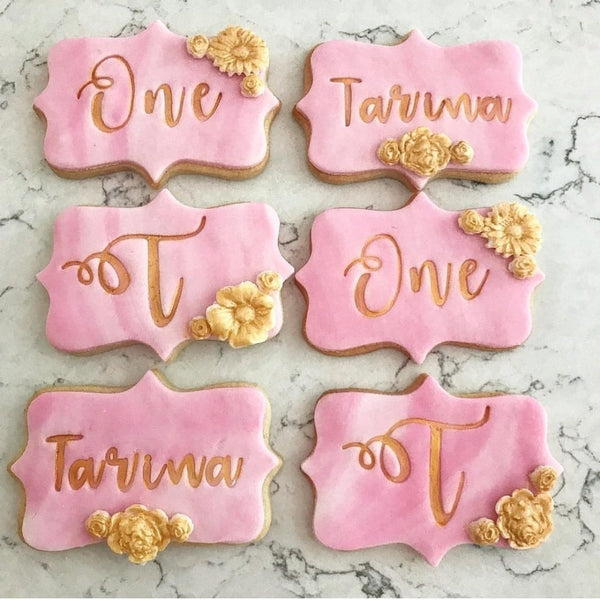 Sweet Stamp Curly Letters Embossing Set