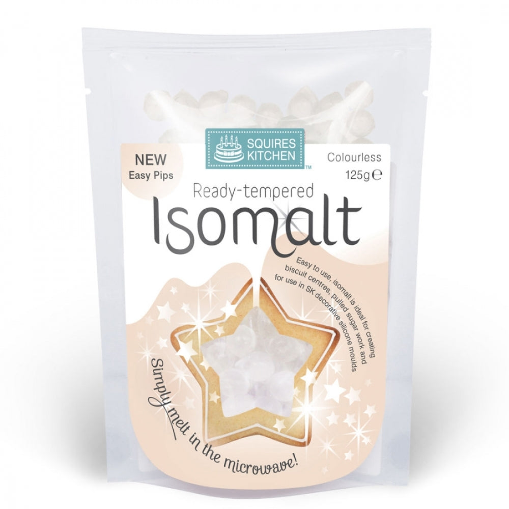 Squires Kitchen Colourless Ready Tempered Isomalt 125g