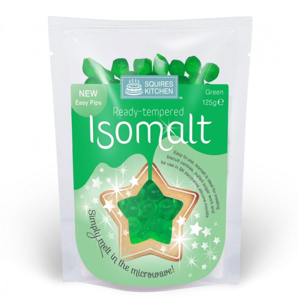 Squires Kitchen Green Ready Tempered Isomalt 125g