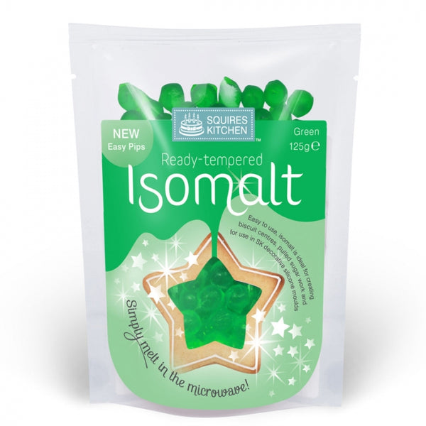Squires Kitchen Green Ready Tempered Isomalt 125g