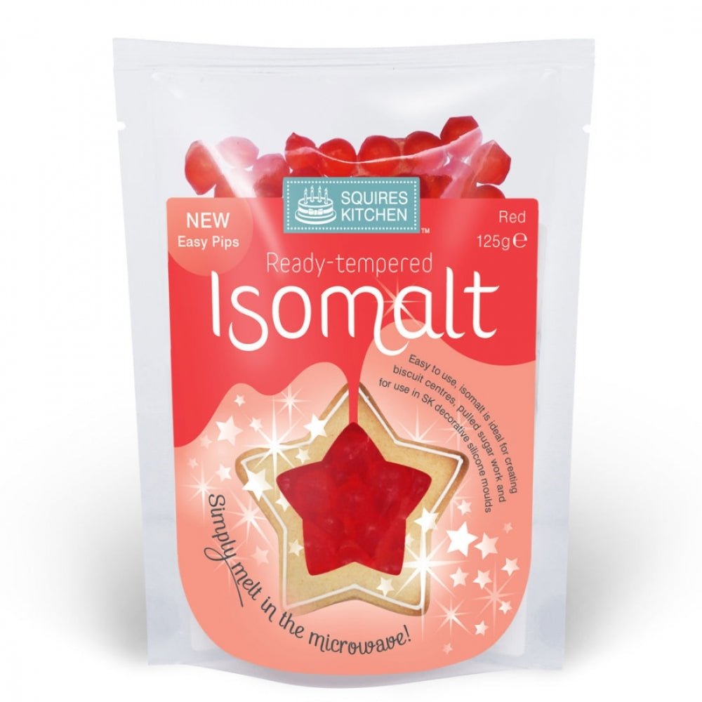 Squires Kitchen Red Ready Tempered Isomalt 125g