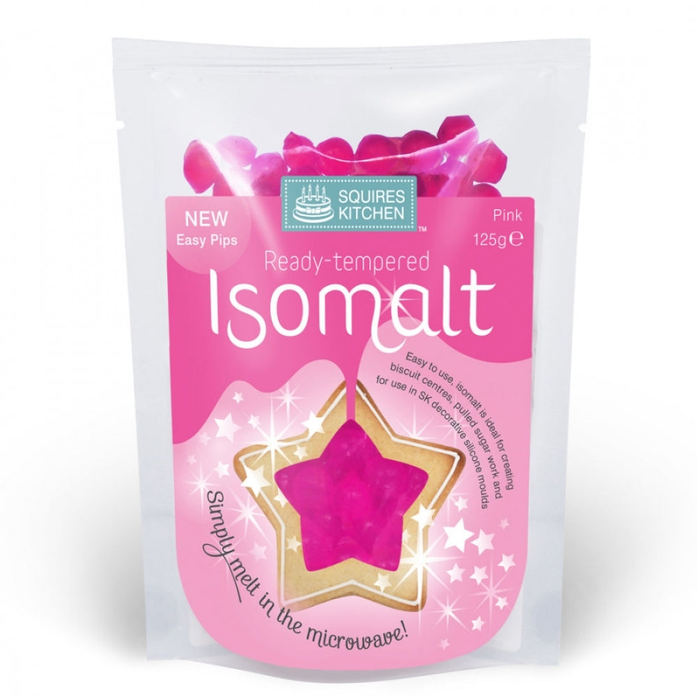 Squires Kitchen Pink Ready Tempered Isomalt 125g