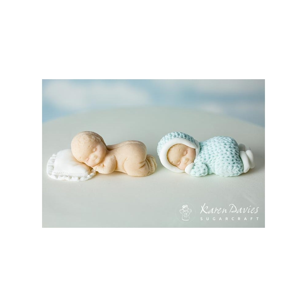 Karen Davies Sleeping Baby And Pillow Mould