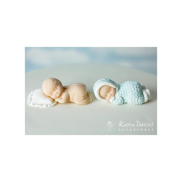 Karen Davies Sleeping Baby And Pillow Mould