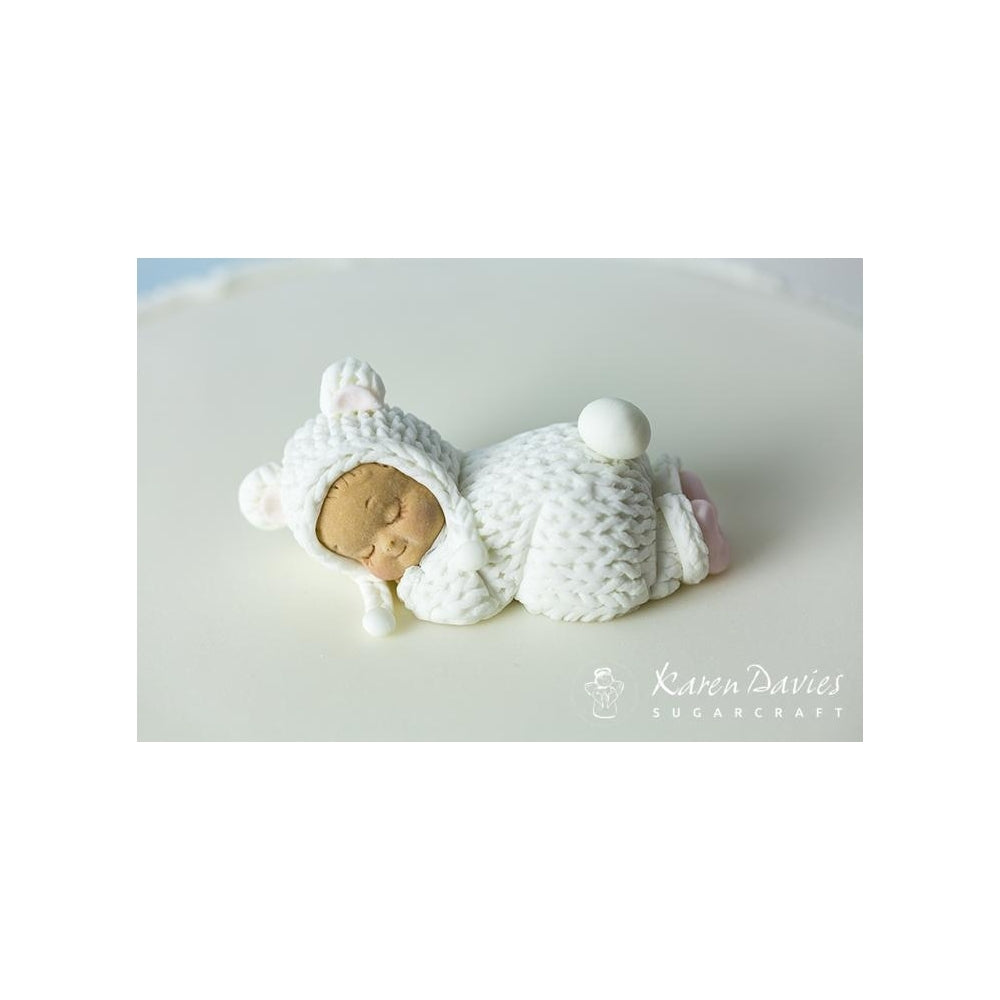 Karen Davies Sleeping Baby And Pillow Mould