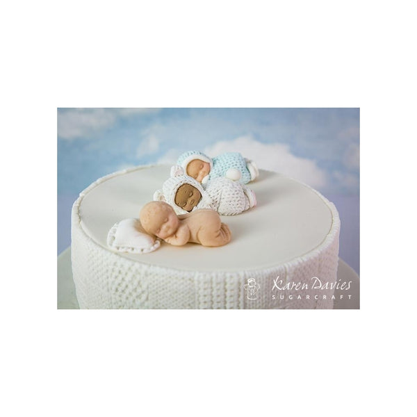 Karen Davies Sleeping Baby And Pillow Mould