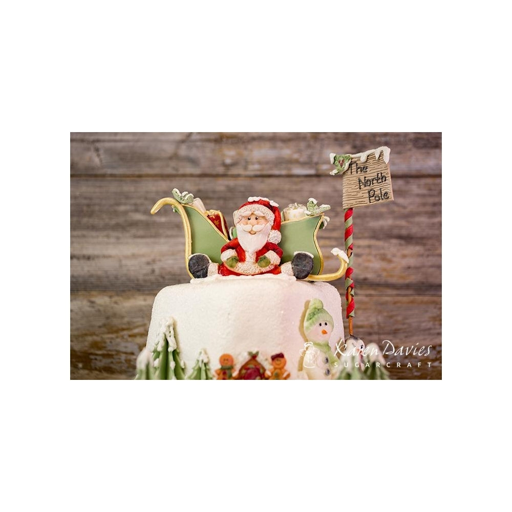 Karen Davies Sitting Santa Mould