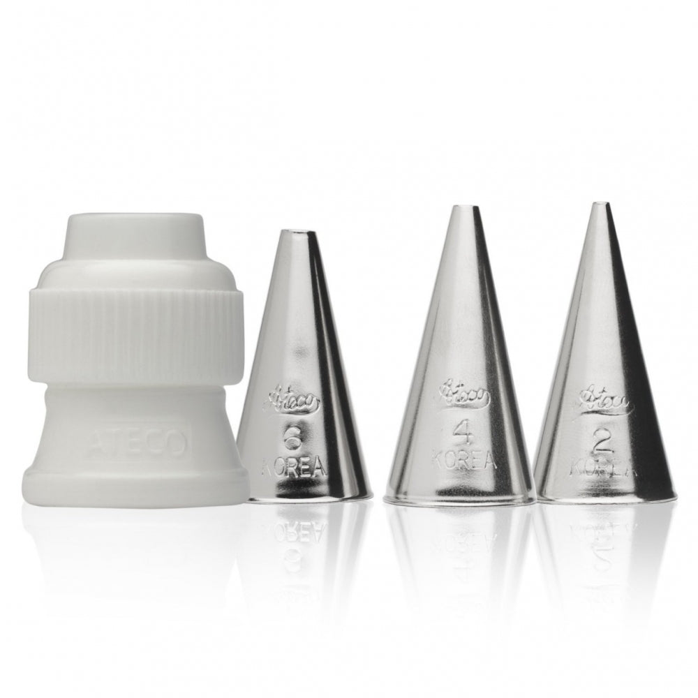 Ateco Writing Tube Tips - 4 Piece Set