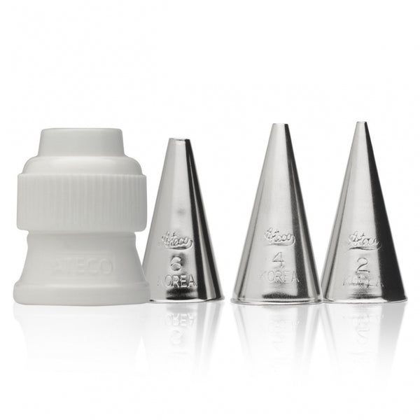Ateco Writing Tube Tips - 4 Piece Set