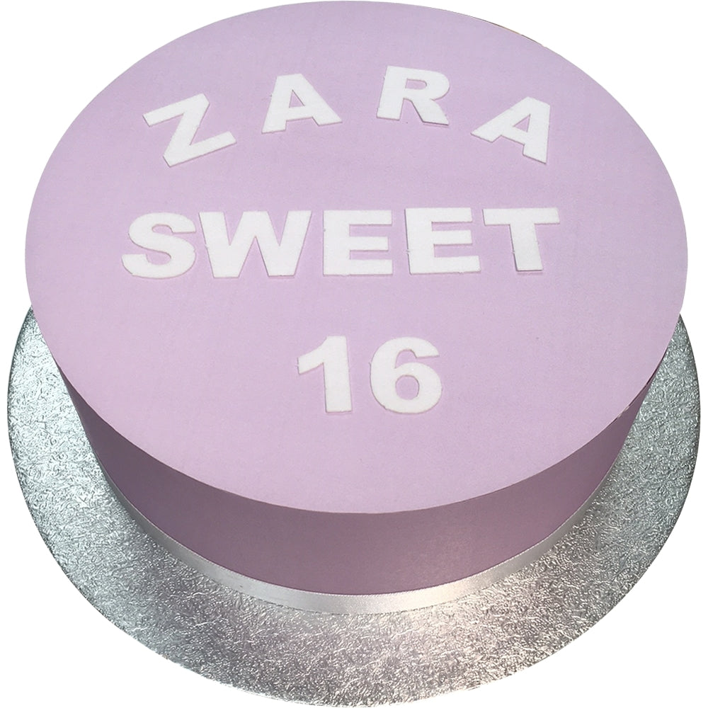 CDA Products White Edible Wafer Letters & Numbers - 25mm