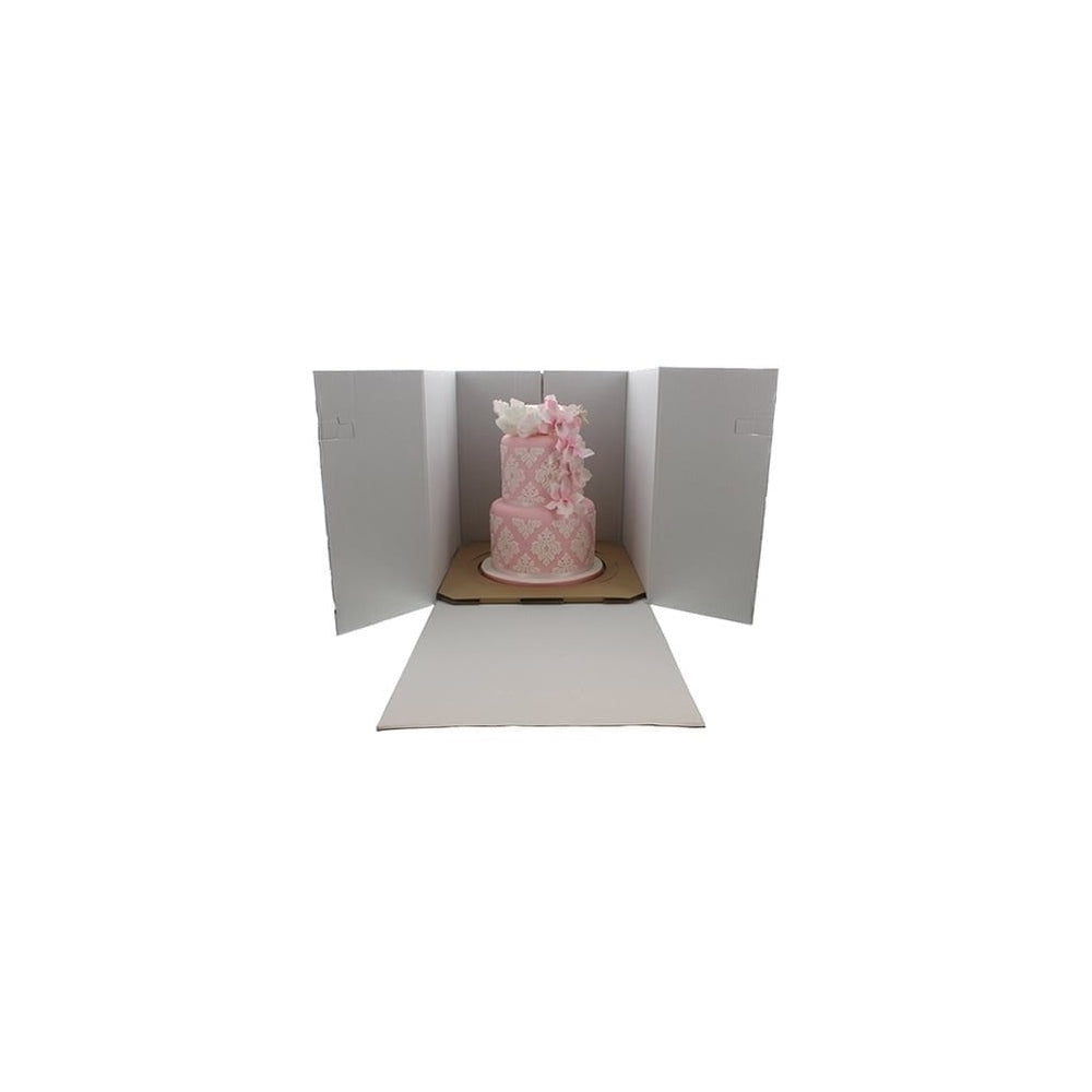 Simply Making Extra Deep Corrugated White Cube Cake Box