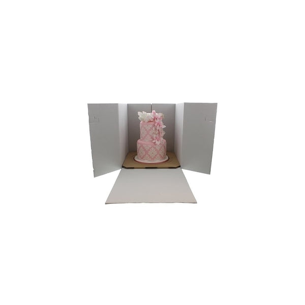 Simply Making Extra Deep Corrugated White Cube Cake Box