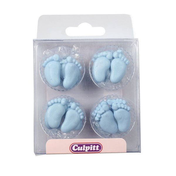 Culpitt Blue Baby Sugar Feet Pairs x 12