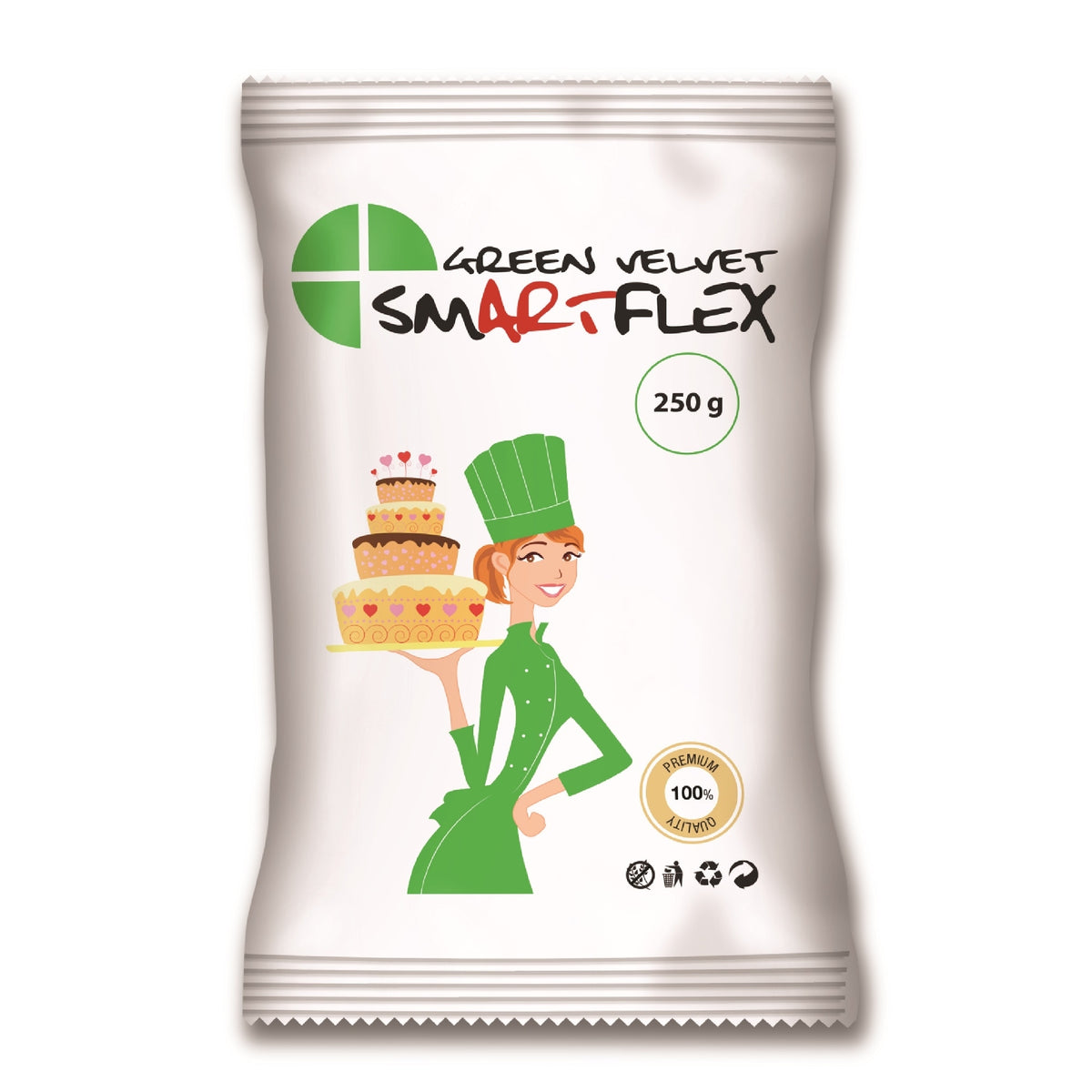 Smartflex Green Velvet Sugarpaste 250g