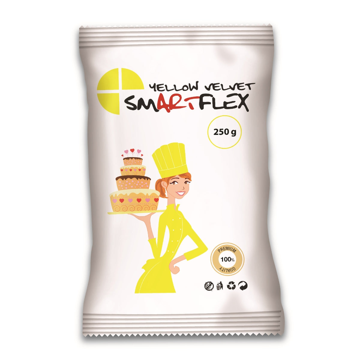 Smartflex Yellow Velvet Sugarpaste 250g